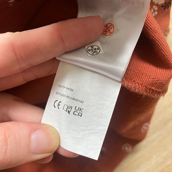 RVCA Chorelist Jacket Women's S Color Coral - Picture 7 of 7